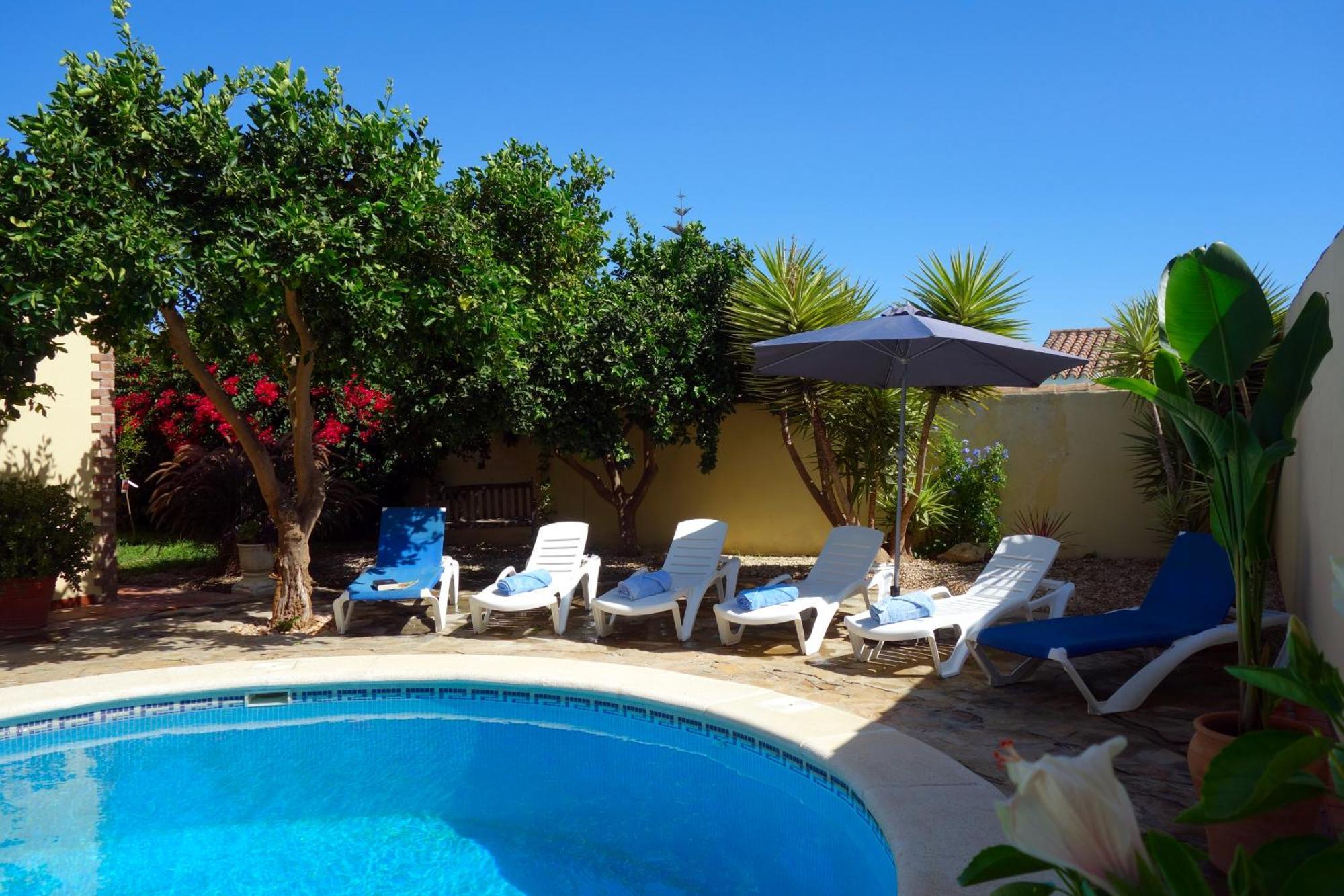 Casa Limon - Ferienhaus - Pool - Klimaanlage - W-Lan Chiclana de la Frontera Exteriér fotografie